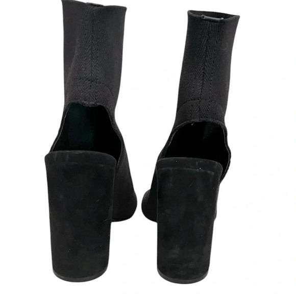 Steve Madden Womens Ferris Fabric Peep Toe Ankle
Fashion Boots, Black (Size 8.5) - Picture 2 of 7